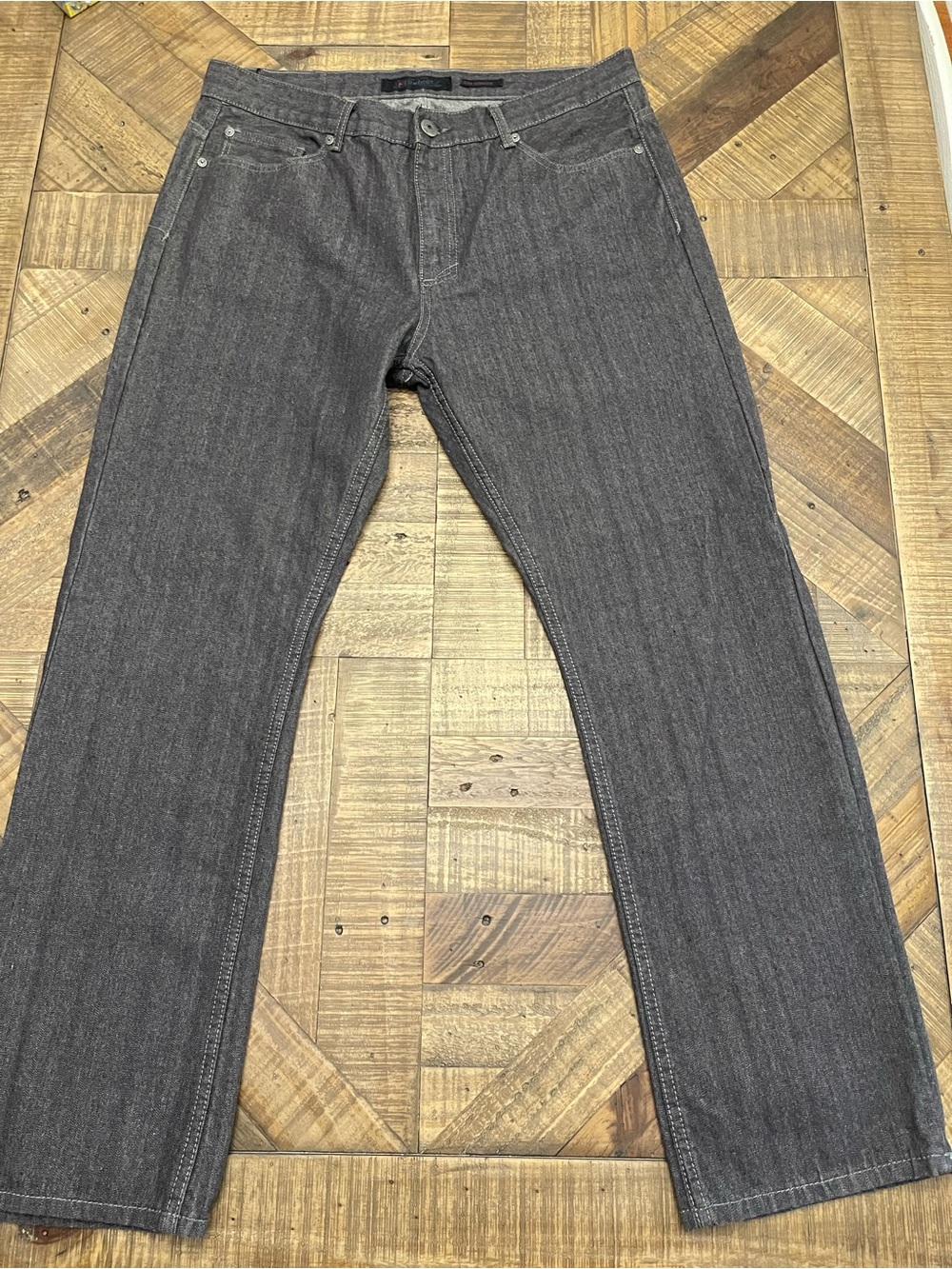 Vintage Genes 1891 Men's Slim Straight Grey Denim Jeans W38 L32